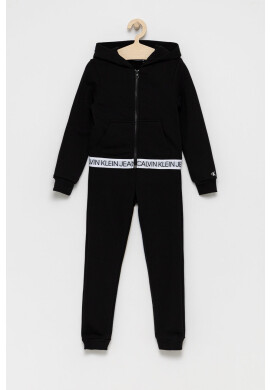 Calvin Klein Jeans Детски анцуг в черно - Pepit.bg