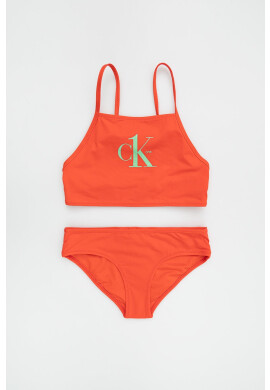 Calvin Klein Jeans Детски бански костюм в червено - Pepit.bg