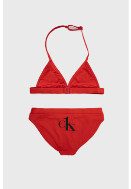 Calvin Klein Jeans Детски бански костюм в червено - Pepit.bg