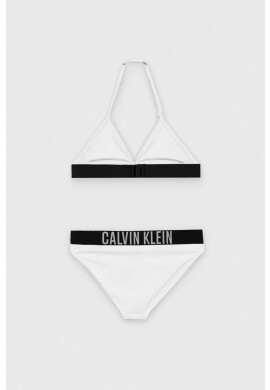 Calvin Klein Jeans Детски бански от две части в бяло - Pepit.bg