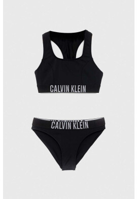 Calvin Klein Jeans Детски бански от две части в черно - Pepit.bg