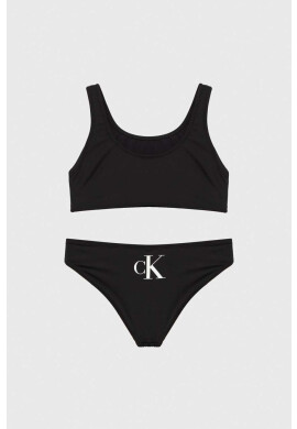 Calvin Klein Jeans Детски бански от две части в черно - Pepit.bg