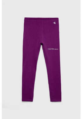 Calvin Klein Jeans Детски клин в лилаво с принт - Pepit.bg