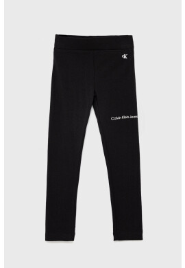 Calvin Klein Jeans Детски клин в черно с принт - Pepit.bg