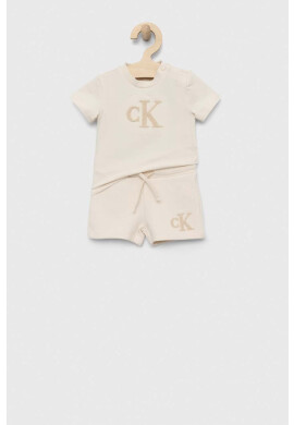 Calvin Klein Jeans Детски комплект в бежово - Pepit.bg