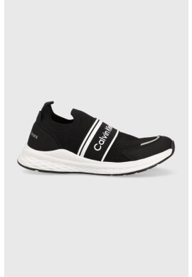 Calvin Klein Jeans Детски маратонки в черно - Pepit.bg