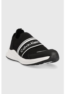 Calvin Klein Jeans Детски маратонки в черно - Pepit.bg
