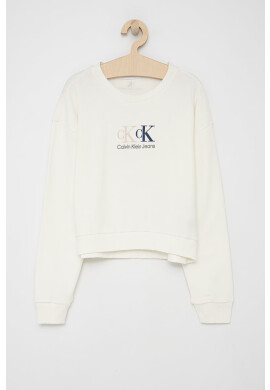 Calvin Klein Jeans Детски памучен суичър - Pepit.bg