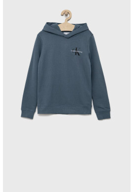 Calvin Klein Jeans Детски памучен суичър с принт - Pepit.bg