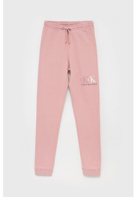 Calvin Klein Jeans Детски панталони в сиво с десен - Pepit.bg