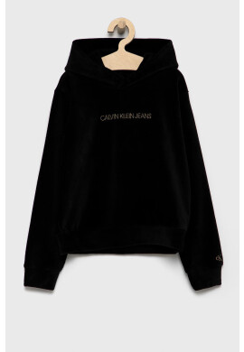 Calvin Klein Jeans Детски суичър в розово с принт - Pepit.bg