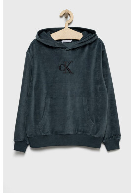 Calvin Klein Jeans Детски суичър в сиво меланж на - Pepit.bg