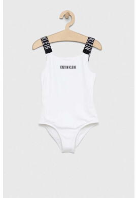 Calvin Klein Jeans Детски цял бански в бяло - Pepit.bg