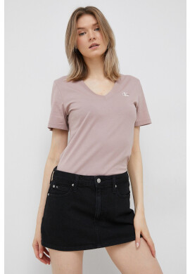 Calvin Klein Jeans Дънкова пола в черно къс модел със стандартна кройка - Pepit.bg