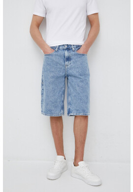 Calvin Klein Jeans Дънкови къси панталони в синьо - Pepit.bg