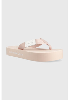 Calvin Klein Jeans Джапанки FLATFORM FLIPFLOP в розово с платформа YW0YW00993 - Pepit.bg