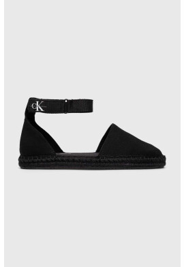 Calvin Klein Jeans Еспадрили ANKLE ESPADRILLE в черно YW0YW01027 - Pepit.bg