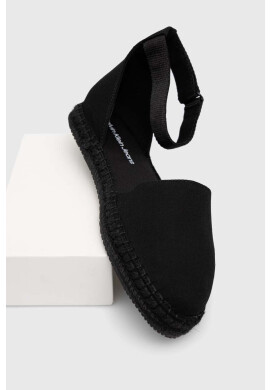 Calvin Klein Jeans Еспадрили ANKLE ESPADRILLE в черно YW0YW01027 - Pepit.bg