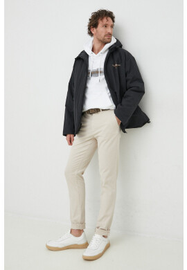 Calvin Klein Jeans Яке в черно с преходна изолация с уголемена кройка - Pepit.bg