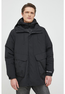 Calvin Klein Jeans Яке в черно със зимна изолация - Pepit.bg