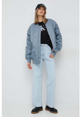 Calvin Klein Jeans Яке бомбър в синьо с преходна изолация - Pepit.bg