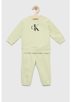 Calvin Klein Jeans Комплект за бебета в зелено - Pepit.bg
