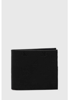 Calvin Klein Jeans Кожен портфейл мъжки в черно - Pepit.bg