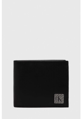 Calvin Klein Jeans Кожен портфейл мъжки в черно - Pepit.bg