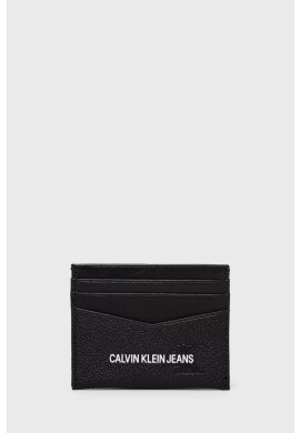 Calvin Klein Jeans Кожен портфейл мъжки в черно - Pepit.bg