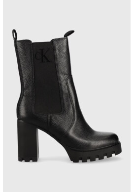 Calvin Klein Jeans Кожени боти челси Platform Boot Chelsea - Pepit.bg