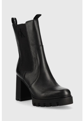 Calvin Klein Jeans Кожени боти челси Platform Boot Chelsea - Pepit.bg