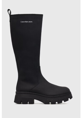 Calvin Klein Jeans Кожени ботуши Chunky Combat - Pepit.bg