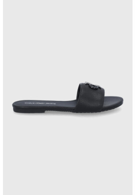 Calvin Klein Jeans Кожени чехли в бяло - Pepit.bg