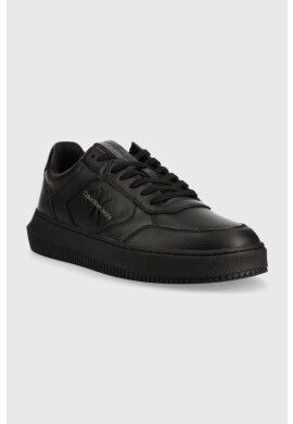 Calvin Klein Jeans Кожени маратонки Chunky Cupsole - Pepit.bg