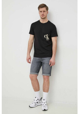 Calvin Klein Jeans Къс панталон в сиво - Pepit.bg
