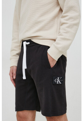 Calvin Klein Jeans Къс панталон в черно - Pepit.bg