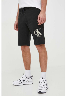 Calvin Klein Jeans Къс панталон в черно - Pepit.bg
