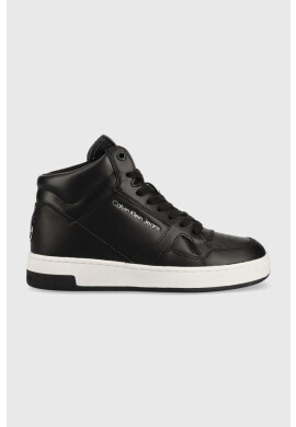 Calvin Klein Jeans Маратонки Basket Cupsole Mid в черно - Pepit.bg