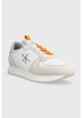 Calvin Klein Jeans Маратонки RETRO RUNNER LACEUP в бяло YM0YM00742 - Pepit.bg