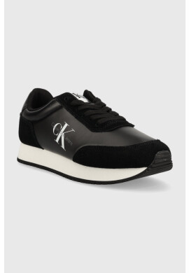 Calvin Klein Jeans Маратонки RETRO RUNNER LOW LAC в черно YW0YW01056 - Pepit.bg