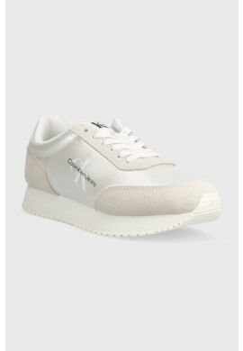 Calvin Klein Jeans Маратонки RETRO RUNNER LOW LAC в бяло YW0YW01056 - Pepit.bg