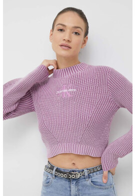 Calvin Klein Jeans Памучен пуловер мъжки в черно от лека материя - Pepit.bg