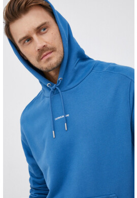 Calvin Klein Jeans Памучен суичър мъжки с изчистен дизайн - Pepit.bg