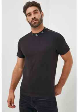 Calvin Klein Jeans Памучна тениска в бяло - Pepit.bg