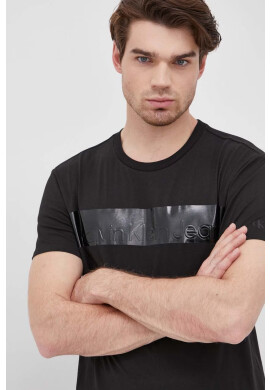 Calvin Klein Jeans Памучна тениска в розово - Pepit.bg