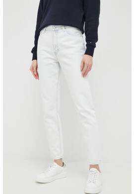 Calvin Klein Jeans Памучни дънки в с висока талия - Pepit.bg