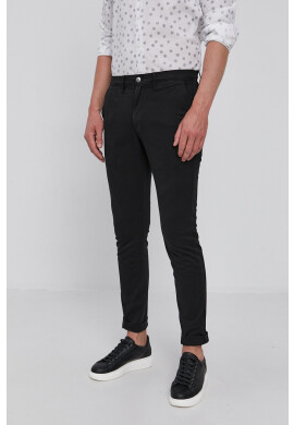 Calvin Klein Jeans Панталон мъжки в черно с кройка по тялото - Pepit.bg