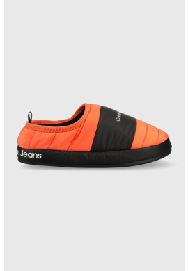 Calvin Klein Jeans Пантофи Home Slipper в оранжево - Pepit.bg
