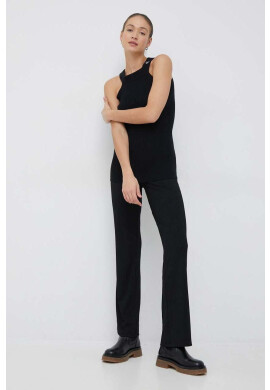 Calvin Klein Jeans Пола в сиво среднодълъг модел с кройка тип молив - Pepit.bg