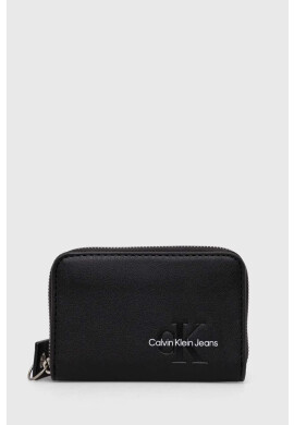Calvin Klein Jeans Портфейл дамски в черно - Pepit.bg
